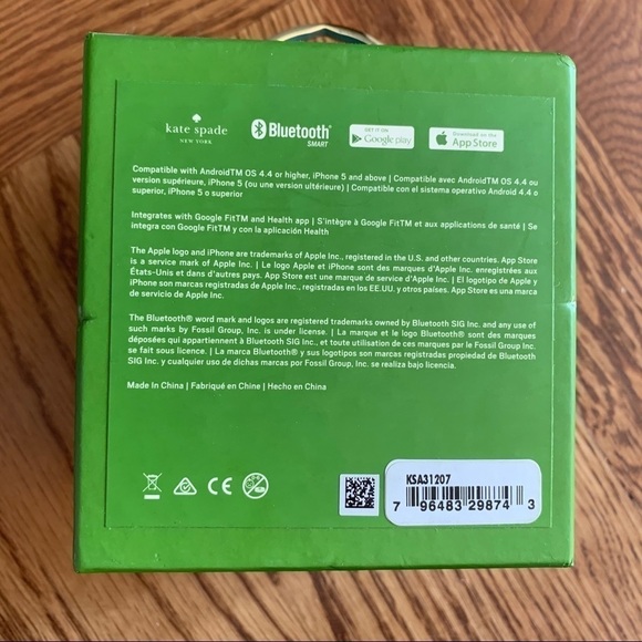 Kate Spade Fitness Tracker Black and White - Picture 7 of 8